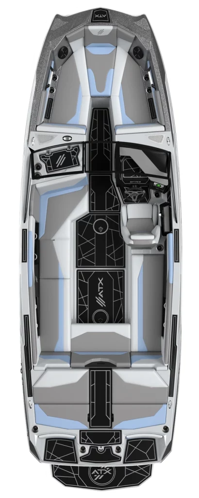 Prodaly Nautisme - ATX Surf Boats - Bateaux Mandelieu - Neuf - 2023-24ATX-overhead-TransomWalkthrough